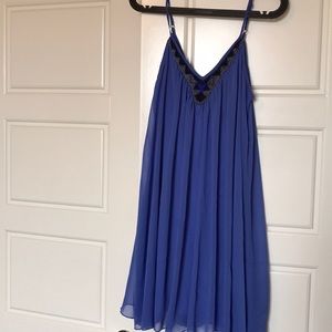 Express beaded mini dress